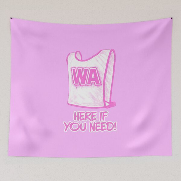 Item preview, WA Wing Attack - Netball - Here If You Need designed and sold by Hello Bee Bee.