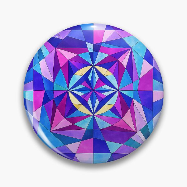 Item preview, Moonlit Prism Mandala designed and sold by ThatCoolArtTeacher.
