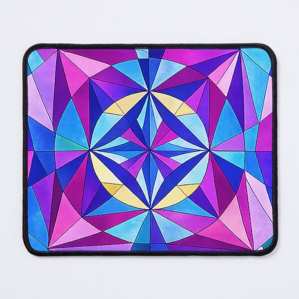 Item preview, Moonlit Prism Mandala designed and sold by ThatCoolArtTeacher.