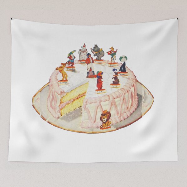 Item preview, circus cake designed and sold by rosesbystorm.