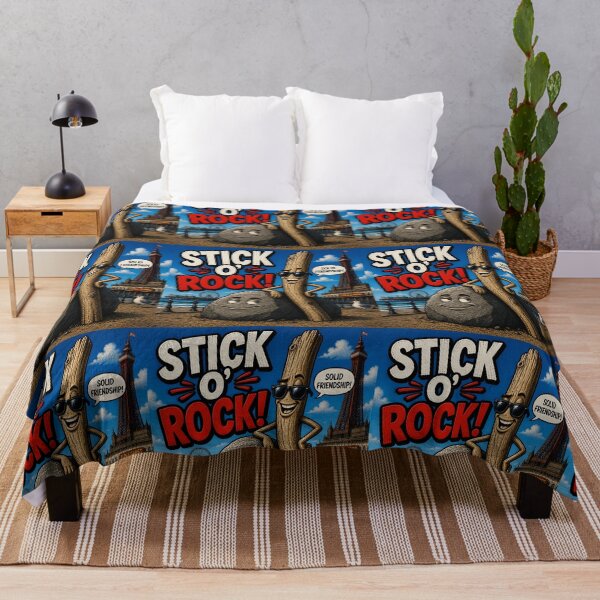 Item preview, Stick O Rock Funny British Seaside Pun Design designed and sold by Hornace88studio .