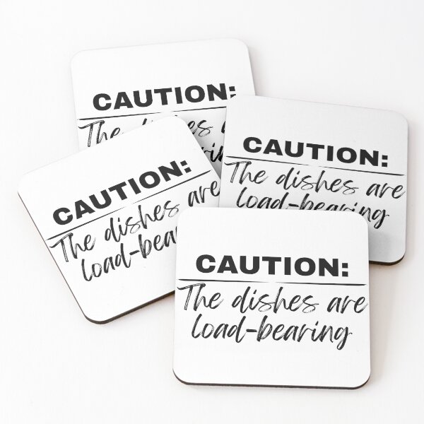 Item preview, CAUTION The Dishes Are Load-Bearing designed and sold by Ariadne-Creates.