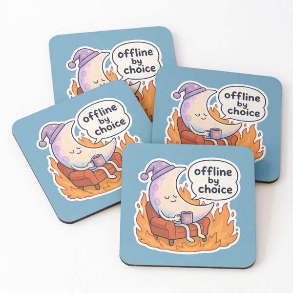 Item preview, This is Fine Funny Offline By Choice designed and sold by logicfun.