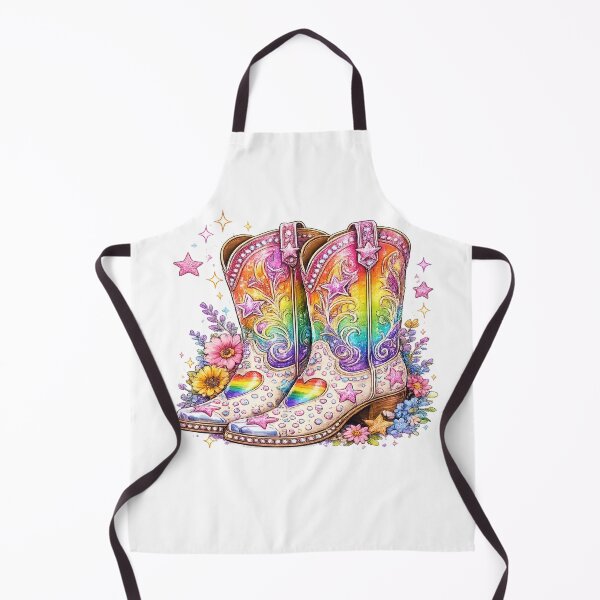 Item preview, Rainbow Cowboy Boots Pride Design | LGBTQ Western Cowgirl Gift | Queer Country Pride Outfit designed and sold by ArtByTripti.