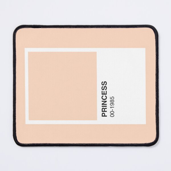 Item preview, Princess Video Game Movie Peach Colour Swatch - Peach Border designed and sold by The Colourful Game.
