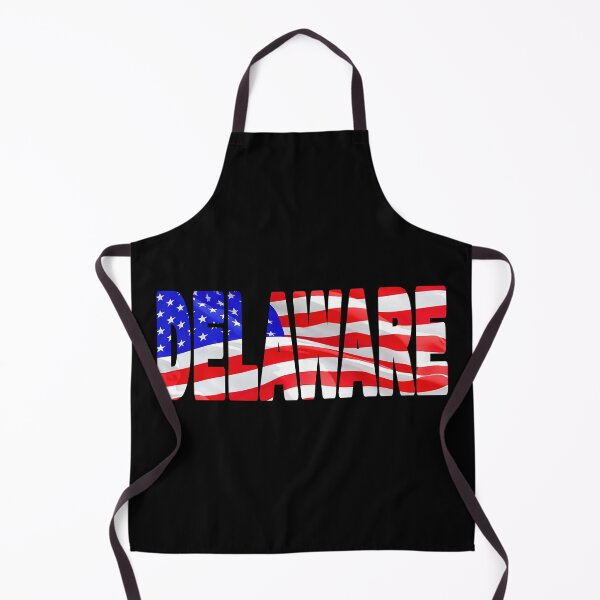 Item preview, DELAWARE - United States of America Red White and Blue Sticker Tee Shirt designed and sold by Adam Gormley.