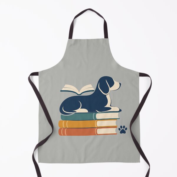 Item preview, Dog Book Stack Book Lover designed and sold by Corvoria.