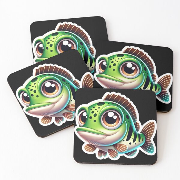 Item preview, Adorable Spotted Bass Fish designed and sold by Sillytoe.