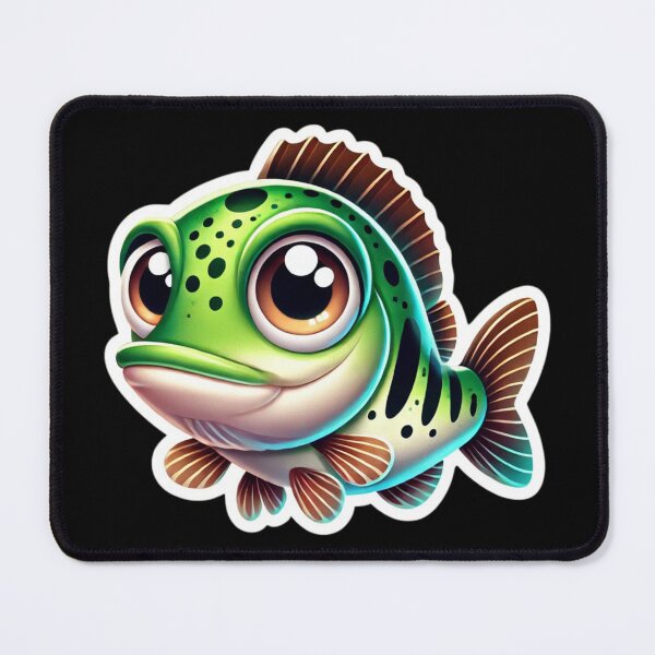 Item preview, Adorable Spotted Bass Fish designed and sold by Sillytoe.