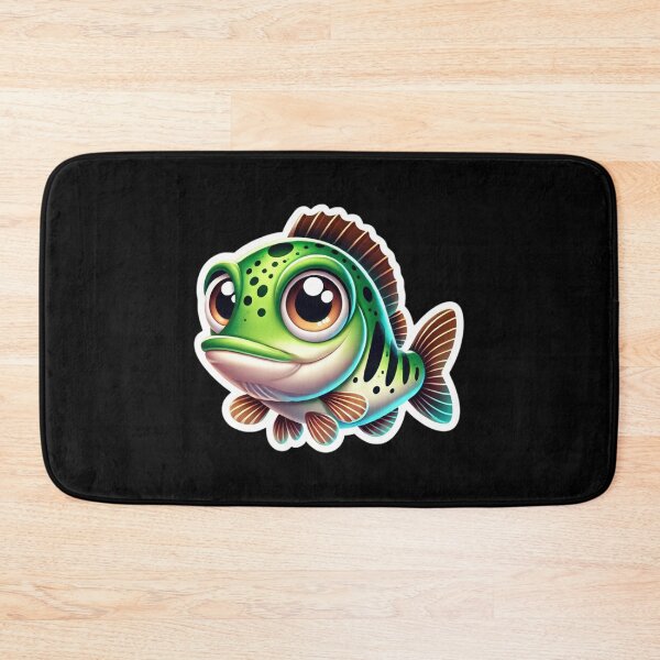 Item preview, Adorable Spotted Bass Fish designed and sold by Sillytoe.