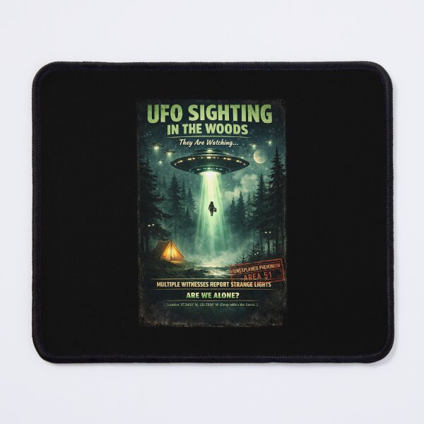 Item preview, UFO Sighting In The Woods #2 designed and sold by NIGHT STATIC™.