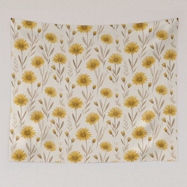 Item preview, Elegant Daisy Print  - Birth Flower Pattern   - Christmas Gifts For Mom designed and sold by RoyalStarsPatts.