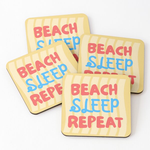 Item preview, Beach Sleep Repeat - Summer Shirt designed and sold by VibetheSeason.