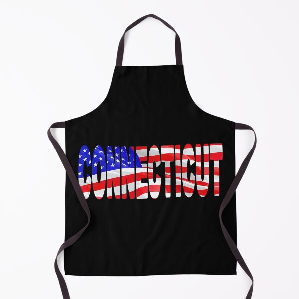 Item preview, CONNECTICUT - United States of America Red White and Blue Sticker Tee Shirt designed and sold by Adam Gormley.