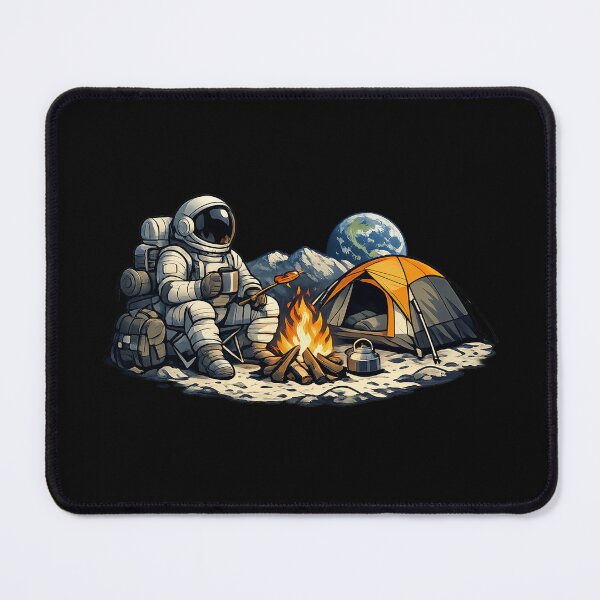 Item preview, Astronaut Camping on the Moon designed and sold by builtforyou.
