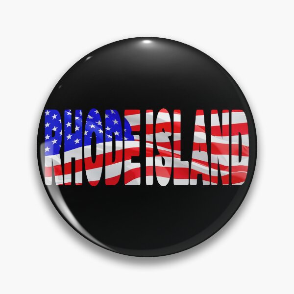 Item preview, RHODE ISLAND - United States of America Red White and Blue Sticker Tee Shirt designed and sold by Adam Gormley.