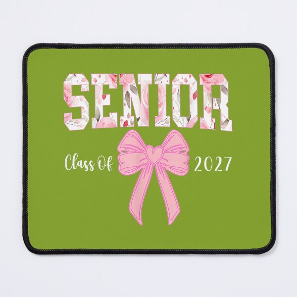 Item preview, Senior 2027 Floral Pink Bow Back to School Class of 2027 designed and sold by MichelLoveHaris.