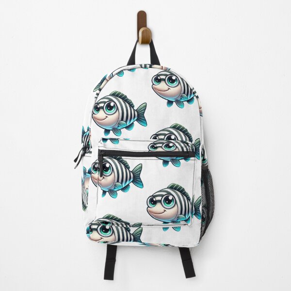 Item preview, Adorable Striped Bass Fish designed and sold by Sillytoe.