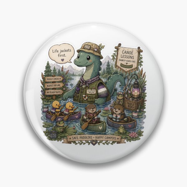 Item preview, Nessie's Canoe Lessons designed and sold by Candlelit Catastrophes.