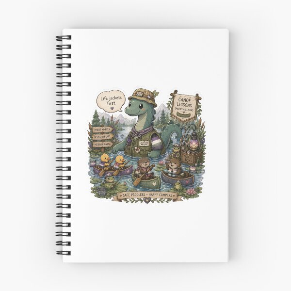 Item preview, Nessie's Canoe Lessons designed and sold by Candlelit Catastrophes.