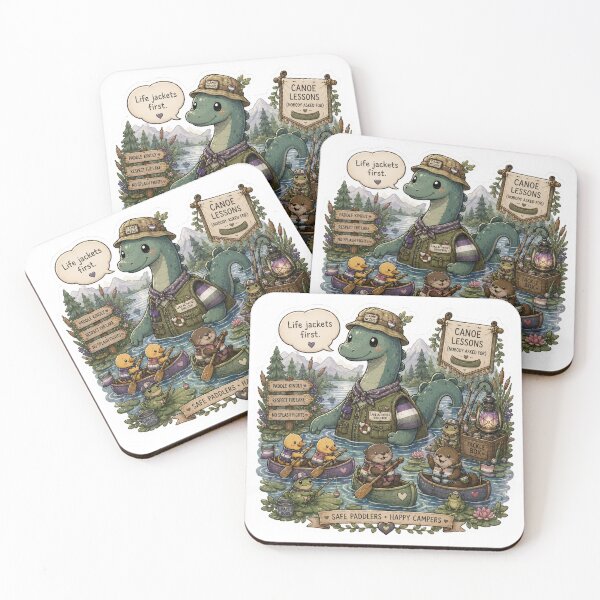 Item preview, Nessie's Canoe Lessons designed and sold by Candlelit Catastrophes.