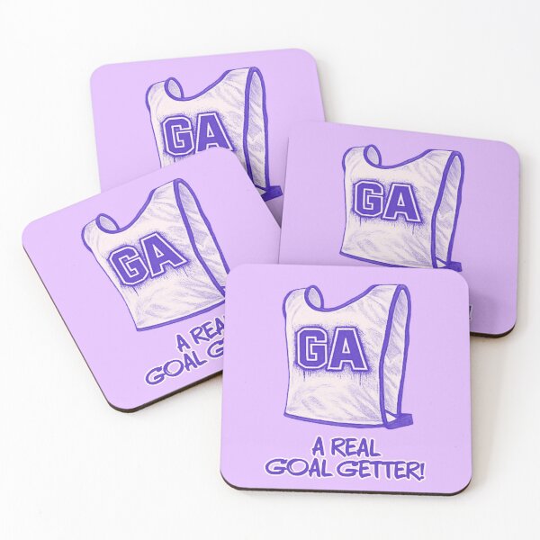 Item preview, GA Goal Attack - Netball - A Real Goal Getter! designed and sold by Hello Bee Bee.