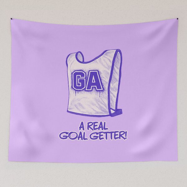 Item preview, GA Goal Attack - Netball - A Real Goal Getter! designed and sold by Hello Bee Bee.
