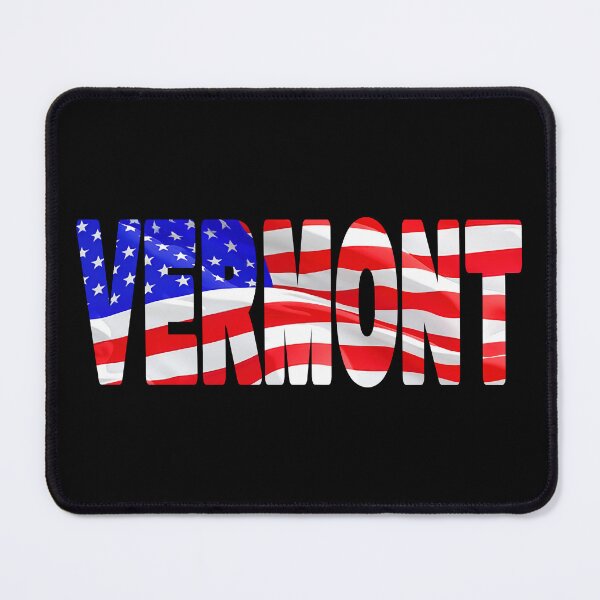 Item preview, VERMONT - United States of America Red White and Blue Sticker Tee Shirt designed and sold by Adam Gormley.