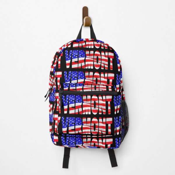Item preview, VERMONT - United States of America Red White and Blue Sticker Tee Shirt designed and sold by Adam Gormley.