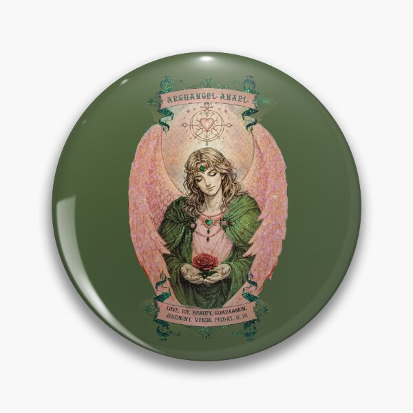 Item preview, Beautiful Archangel Anael - Royal Green - Visualise Invisible designed and sold by VisualiseIt.