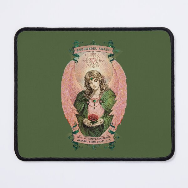 Item preview, Beautiful Archangel Anael - Royal Green - Visualise Invisible designed and sold by VisualiseIt.
