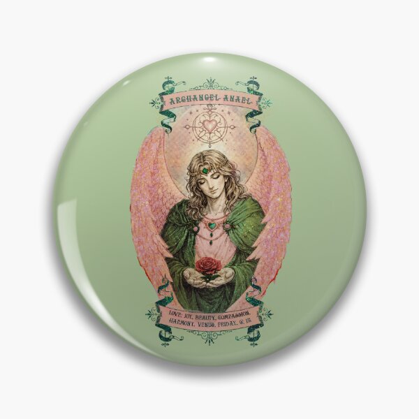 Item preview, Beautiful Archangel Anael - Royal Light Green - Visualise Invisible designed and sold by VisualiseIt.