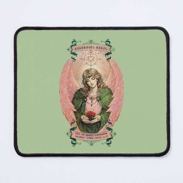 Item preview, Beautiful Archangel Anael - Royal Light Green - Visualise Invisible designed and sold by VisualiseIt.