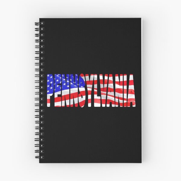 Item preview, PENNSYLVANIA - United States of America Red White and Blue Sticker Tee Shirt designed and sold by Adam Gormley.
