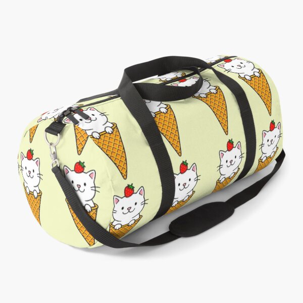 Item preview, Cute Kawaii Cat Ice Cream Cone | Strawberry Kitten Food Art designed and sold by Felia001.