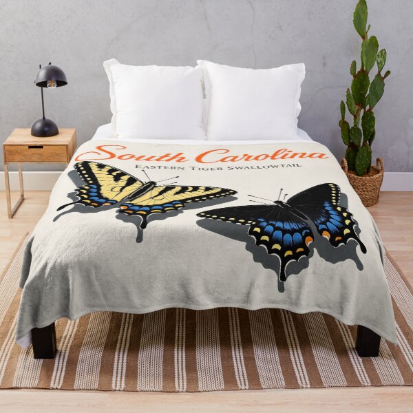Item preview, South Carolina Eastern Tiger Swallowtail Butterfly Poster designed and sold by The-Drip-Studio.