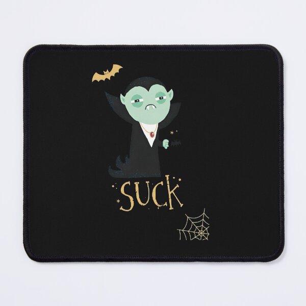 Item preview, Funny Vampire Coffee Sucks Cartoon designed and sold by DoodleVerseDark.