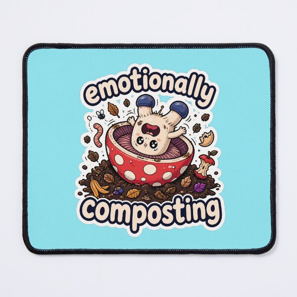Item preview, Stitch Upsidedown Emotionally Composting designed and sold by logicfun.
