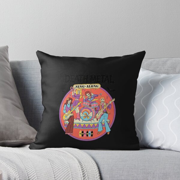 Item preview, Death Metal Sing-Along Retro Skeleton Band designed and sold by DoodleVerseDark.