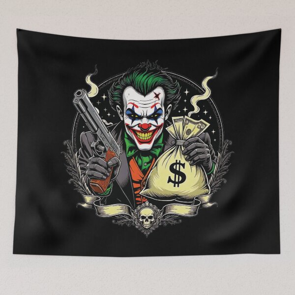 Item preview, Joker with A Gun & money designed and sold by Graphicfix.