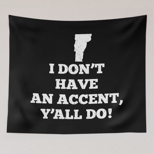 Aperçu de l'œuvre Je n'ai pas un accent Ya'll Do Virginia créée et vendue par teesaurus.