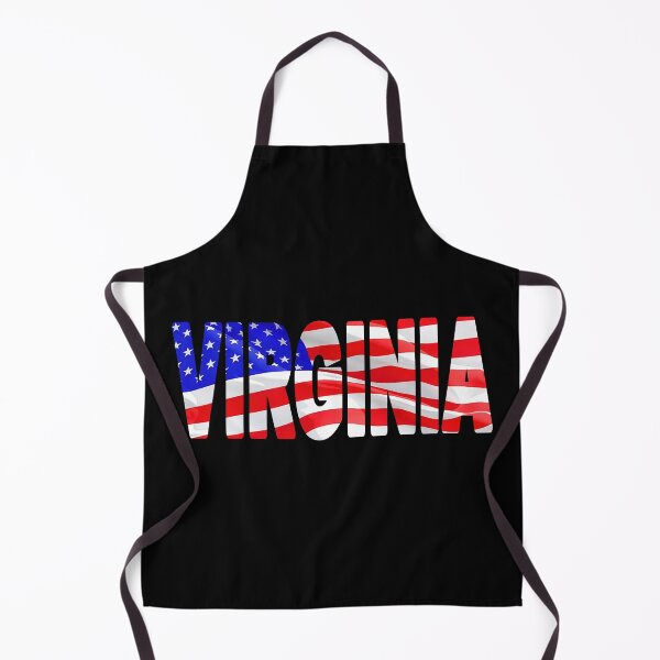 Item preview, VIRGINIA - United States of America Red White and Blue Sticker Tee Shirt designed and sold by Adam Gormley.