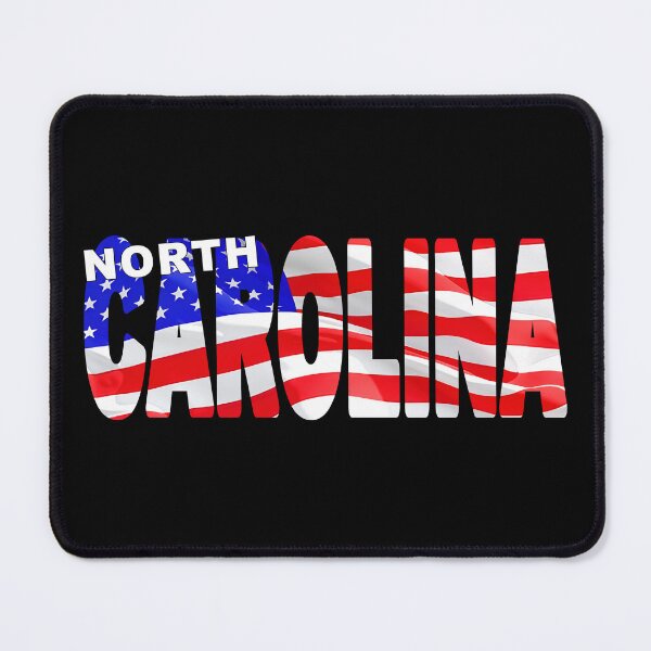 Item preview, NORTH CAROLINA - United States of America Red White and Blue Sticker Tee Shirt designed and sold by Adam Gormley.