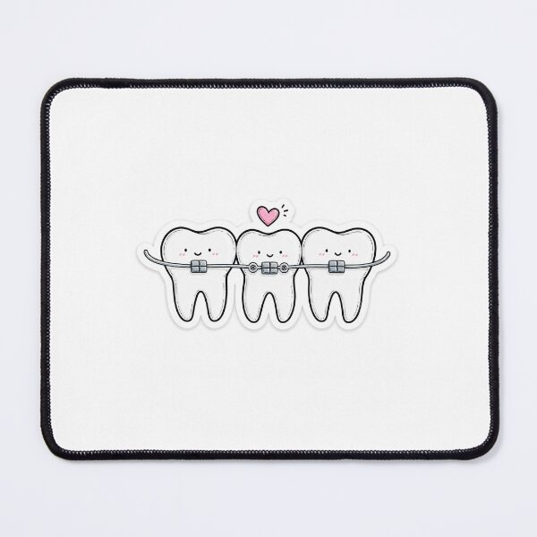Item preview, Braces Squad Sticker designed and sold by dentalrat.