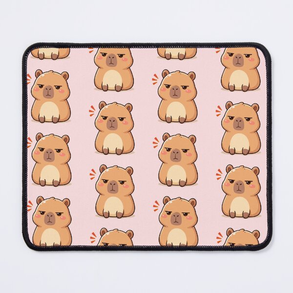 Item preview, Grumpy Capybara Cartoon - Cute Angry Capybara designed and sold by ChosmahDrawing.
