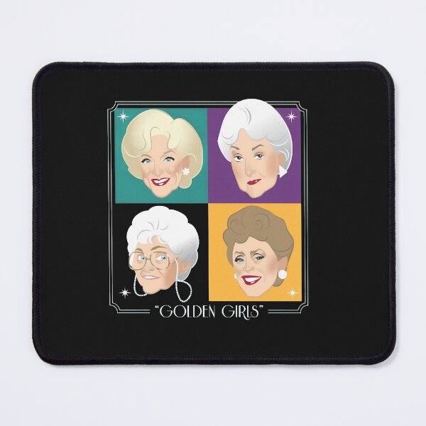 Item preview, Four Friends Retro Pop Art Portrait Grid designed and sold by DoodleVerseDark.