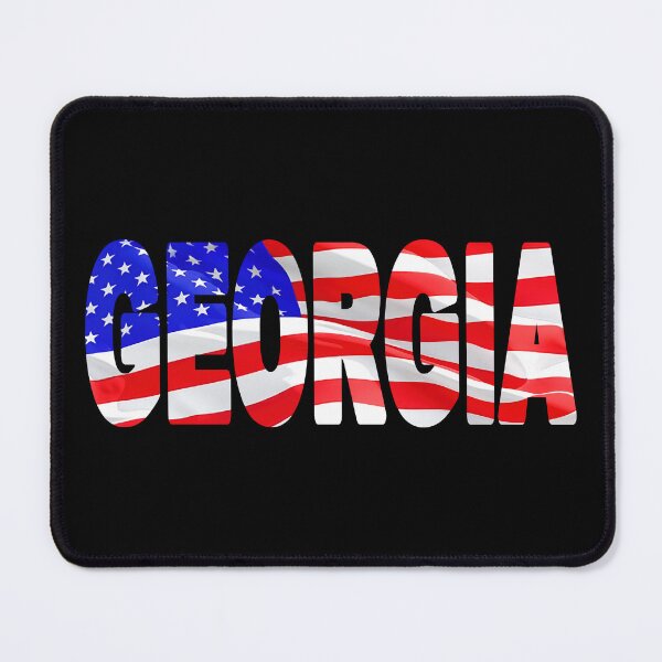 Item preview, GEORGIA - United States of America Red White and Blue Sticker Tee Shirt designed and sold by Adam Gormley.