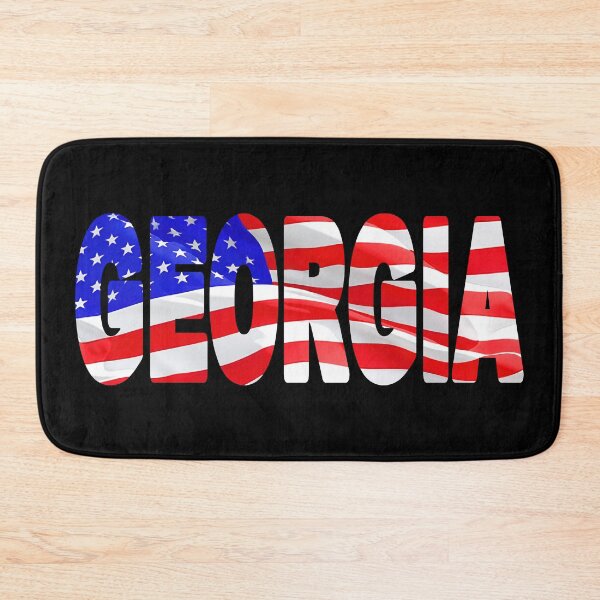Item preview, GEORGIA - United States of America Red White and Blue Sticker Tee Shirt designed and sold by Adam Gormley.