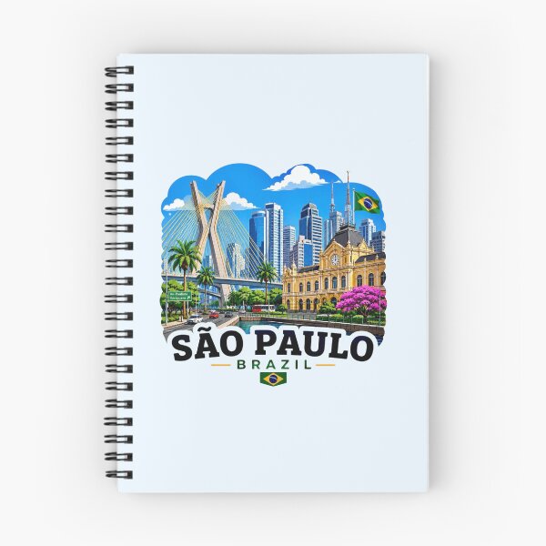 Item preview, São Paulo, Brazil Skyline designed and sold by Myra365Art.