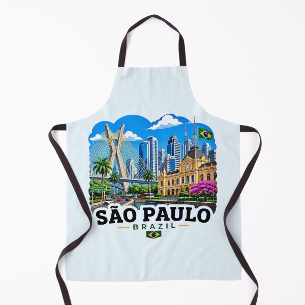 Item preview, São Paulo, Brazil Skyline designed and sold by Myra365Art.
